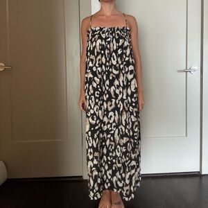 Leopard Print Maxi Dress
